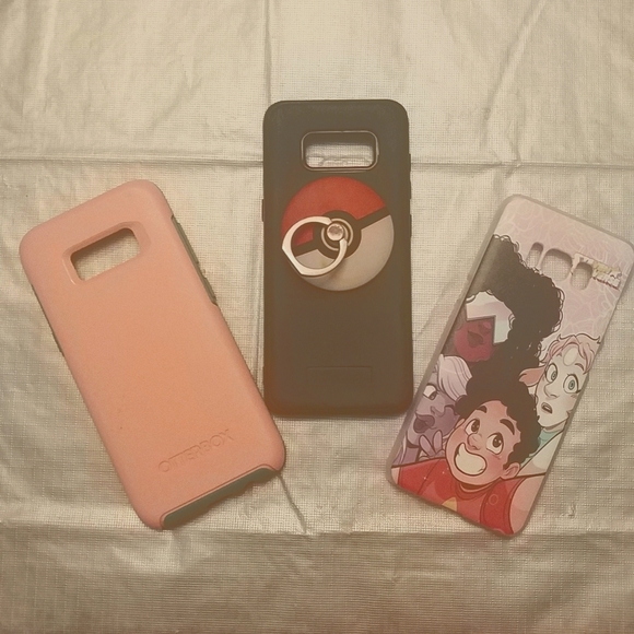 Samsung 8 Otterbox, Case Me and Back Cover - Picture 1 of 6